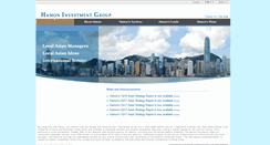 Desktop Screenshot of hamon.com.hk